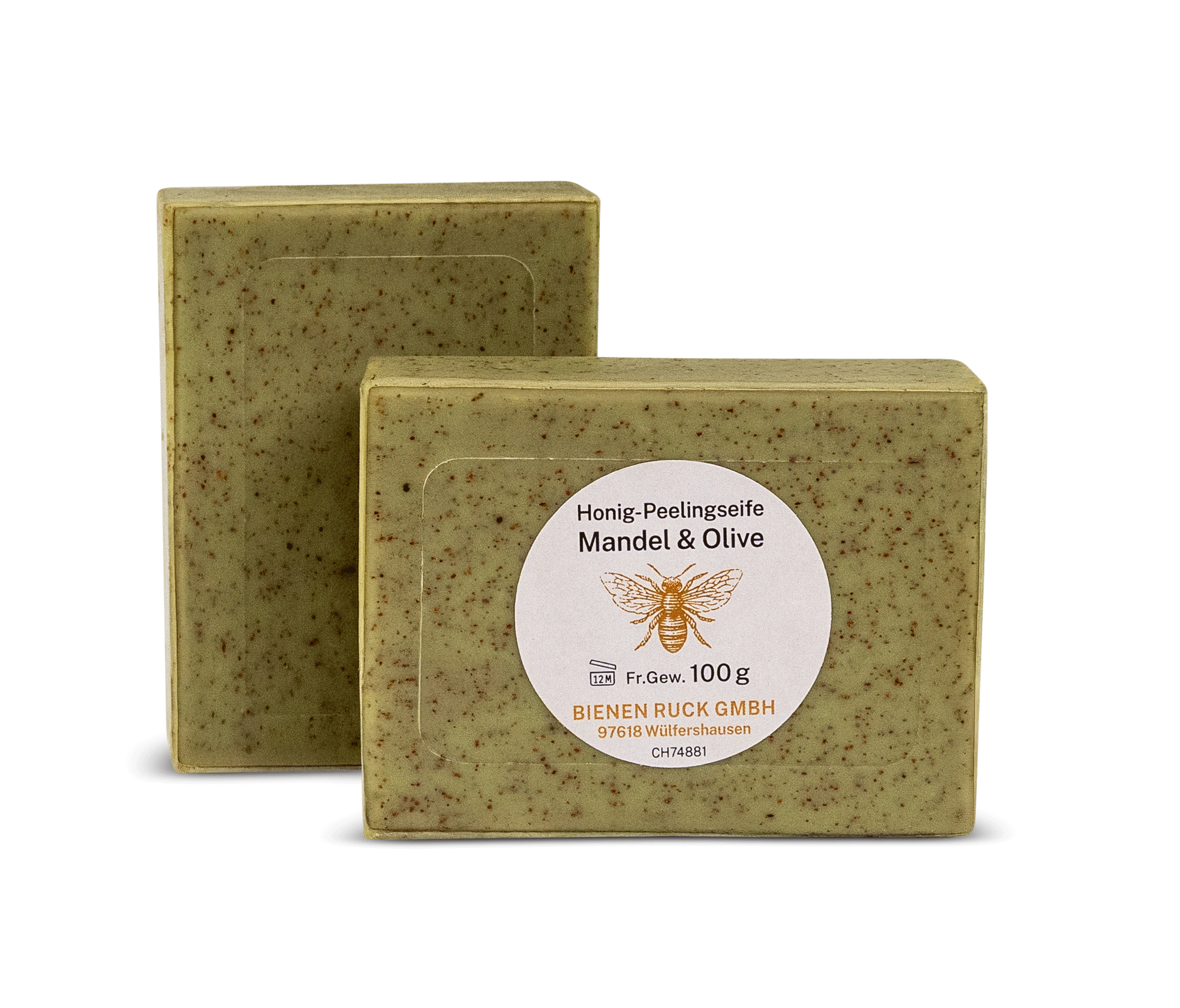 Honig Peelingseife mit Mandel & Olive