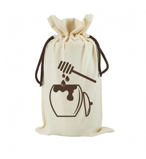 HOBBEE® Honigglasbeutel NATUR "Honigtopf"