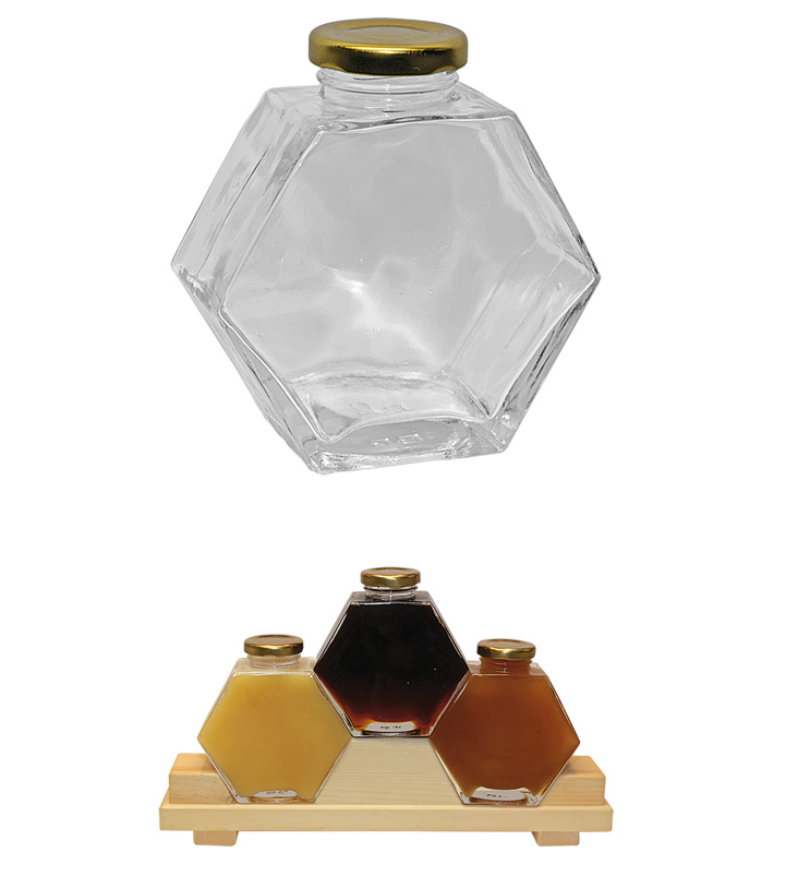 Sechseckglas Deluxe