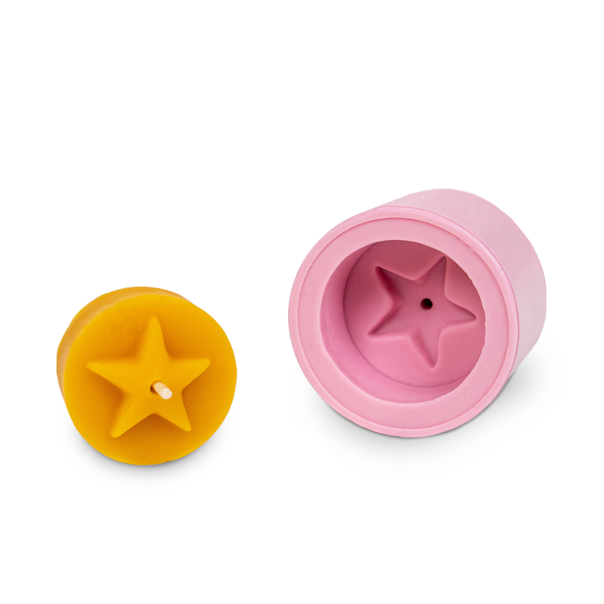 Gießform Teelicht "Stern geschlossen"