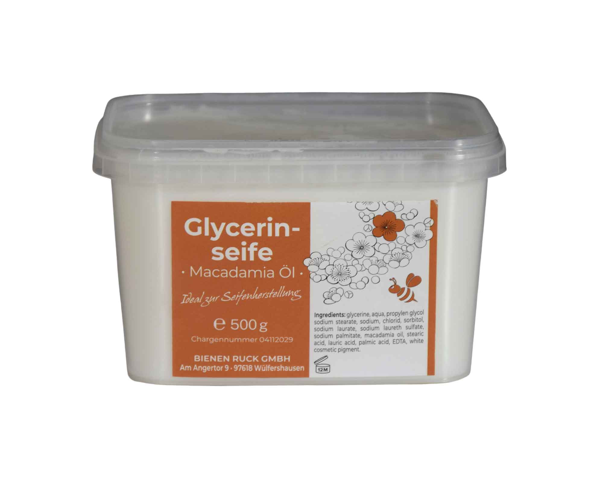 Glycerinseife Macadamia Öl