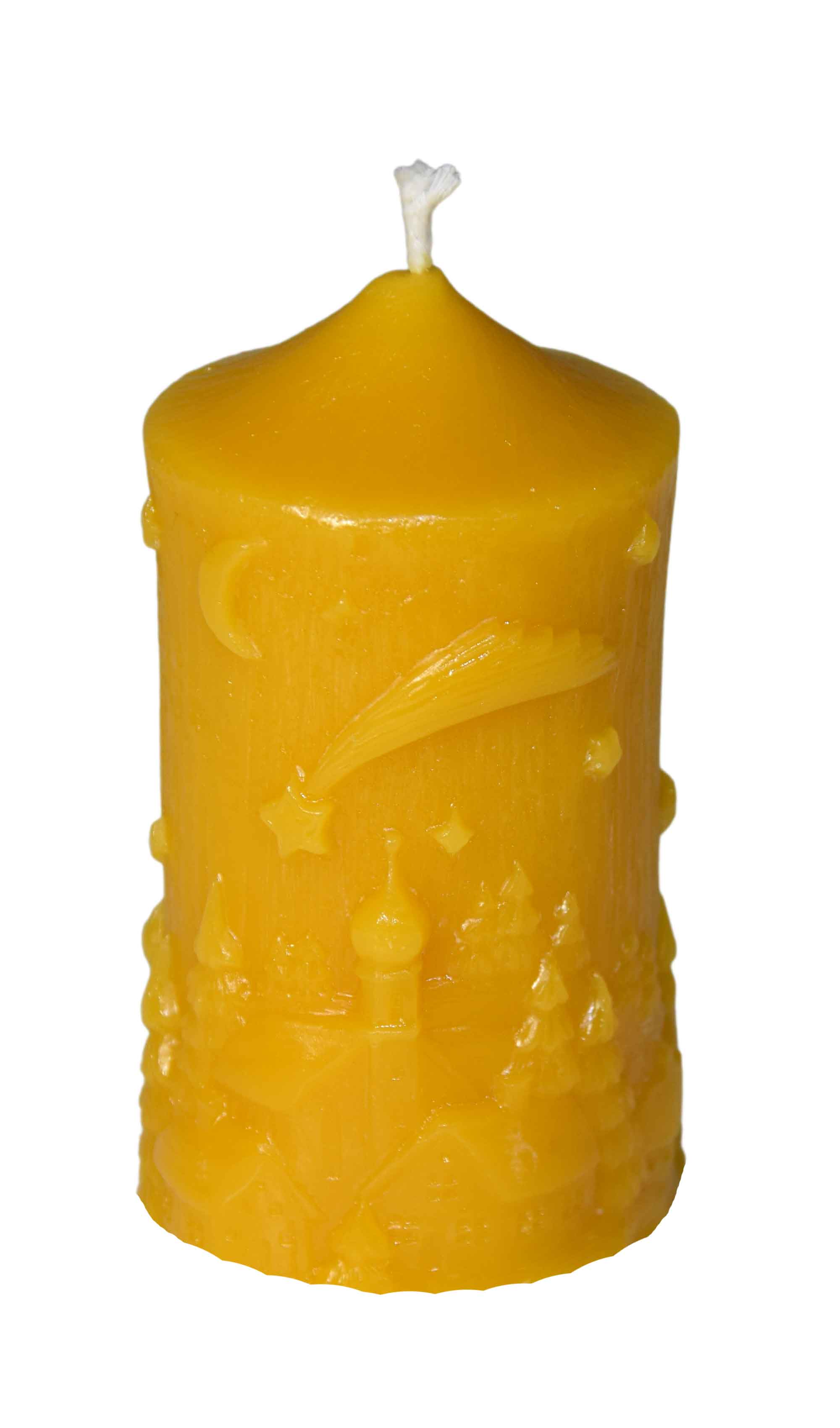 Gießform Kerze mit Winterlandschaft