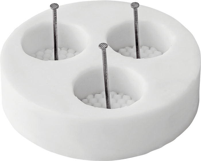 Gießform "Teelichter 3-er mit Wabenmuster"