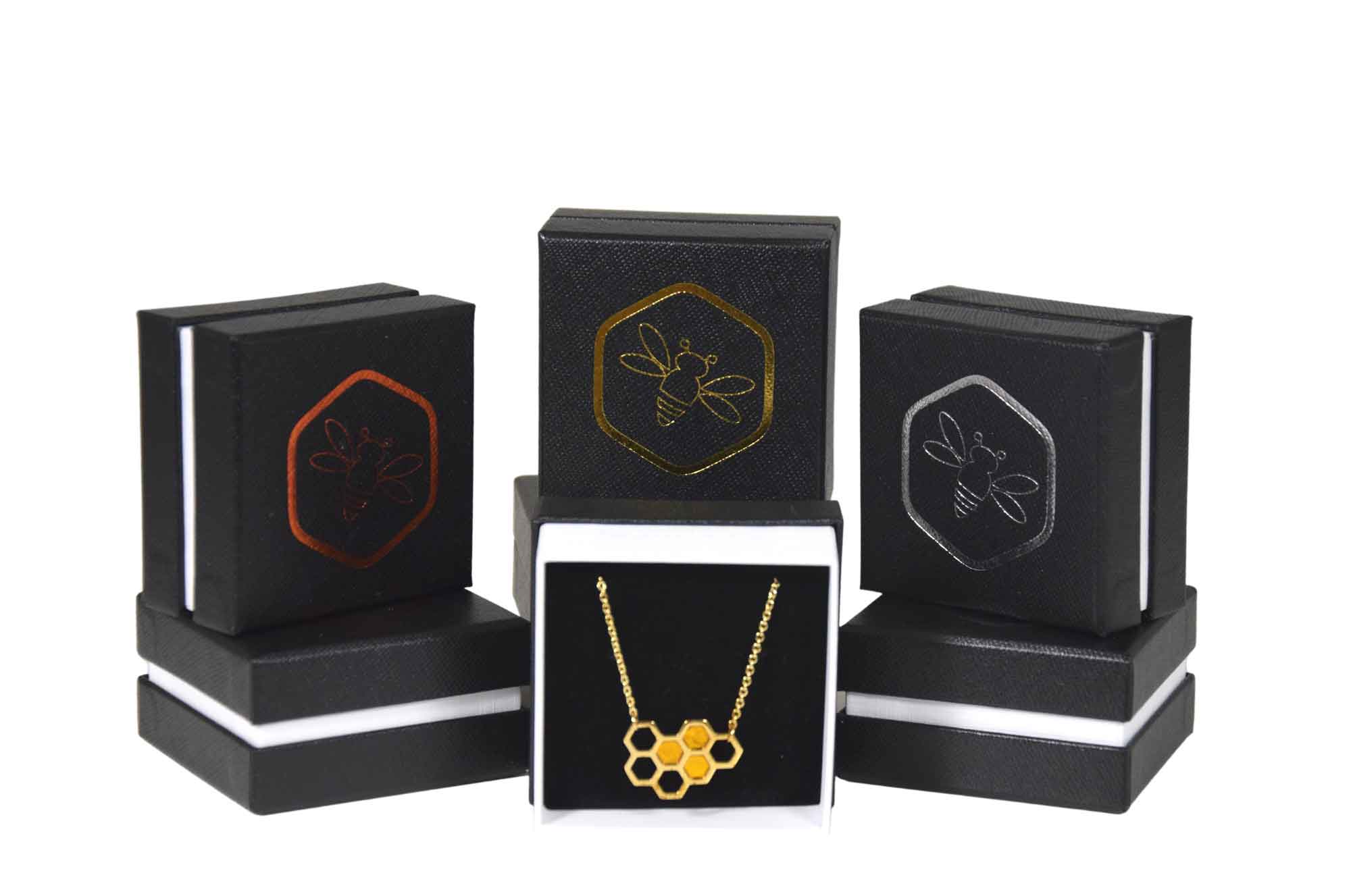 RuBee® Kette mit Anhänger Wabe