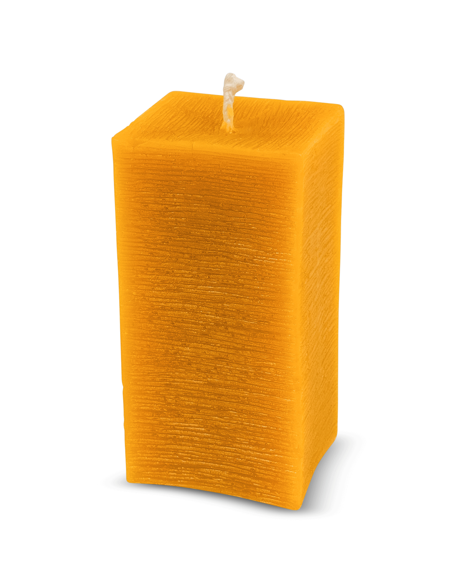 Gießform Strukturkerze, rauh, 4-eckig