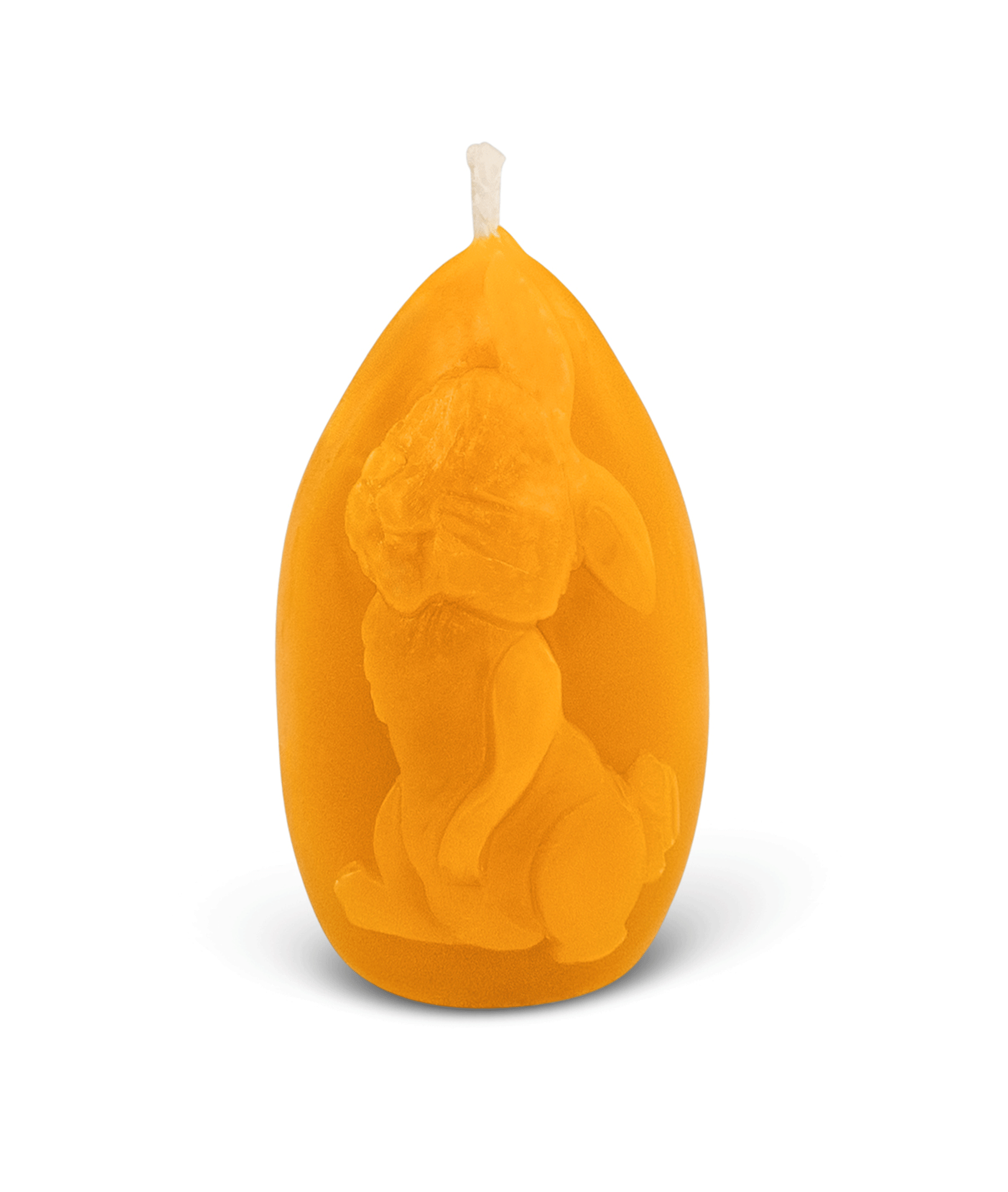 Gießform Eierkerze mit Hase