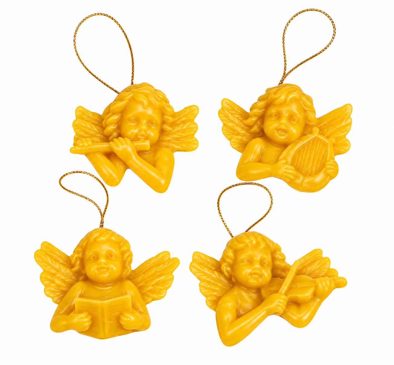 Gießrelief Engelchen 4er-Set