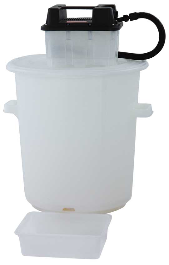 Wachsschmelzer aus Kunststoff