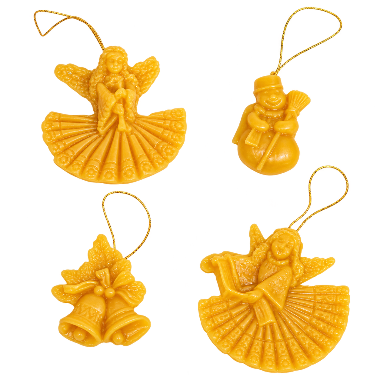 Gießform Christbaumschmuck 4er-Set