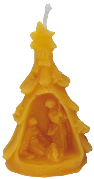 Gießform Tannenbaum mit Krippe