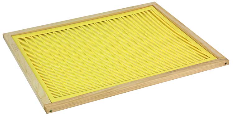 Liebig Absperrgitter Kunststoff mit Holzrahmen