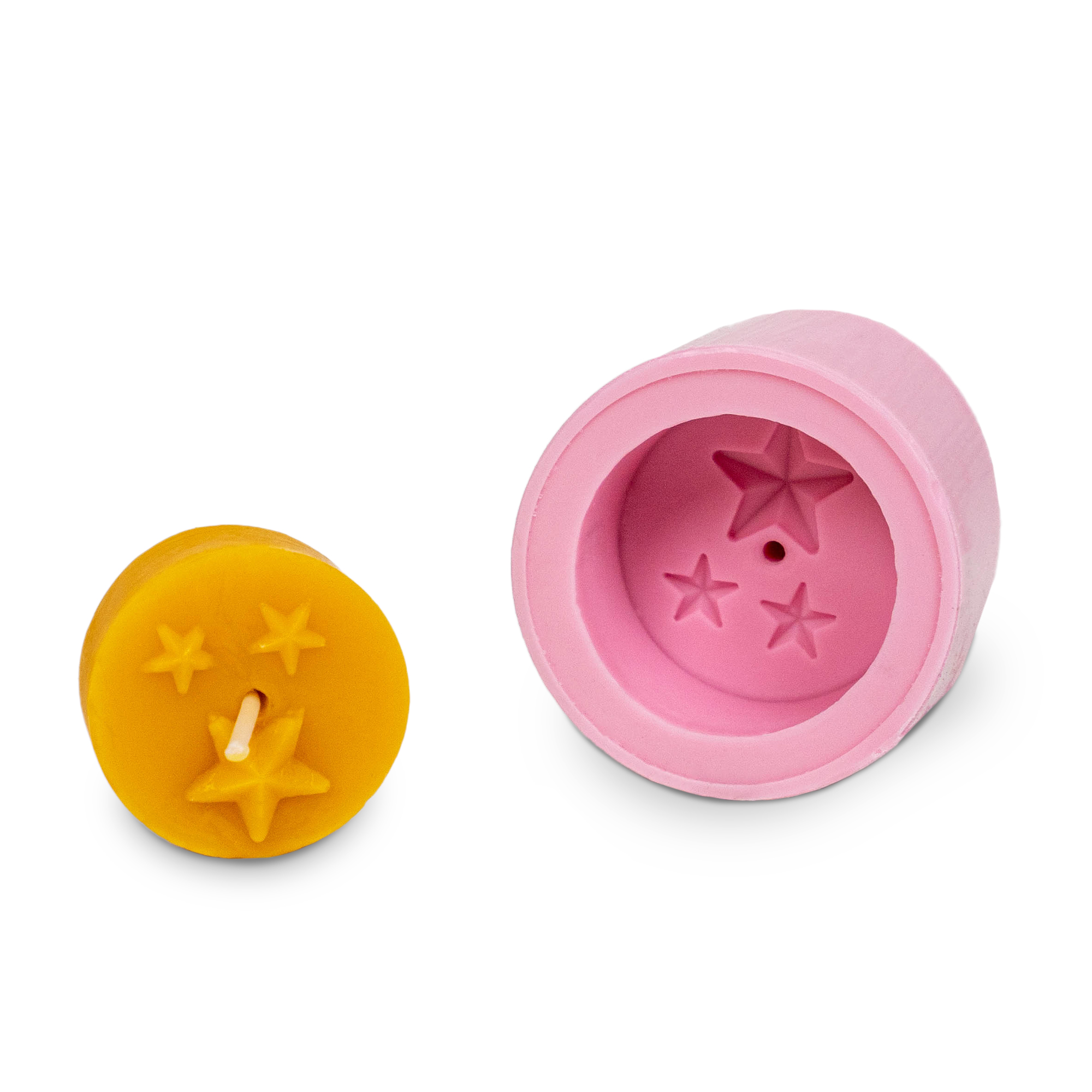 Gießform Teelicht "3 Sterne"