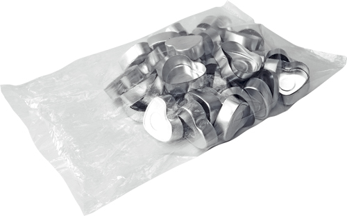 100 Alu-Teelichthüllen – 39x18 Mm, Perfekt Als Teelichtschalen Für Kerzen, Silber
