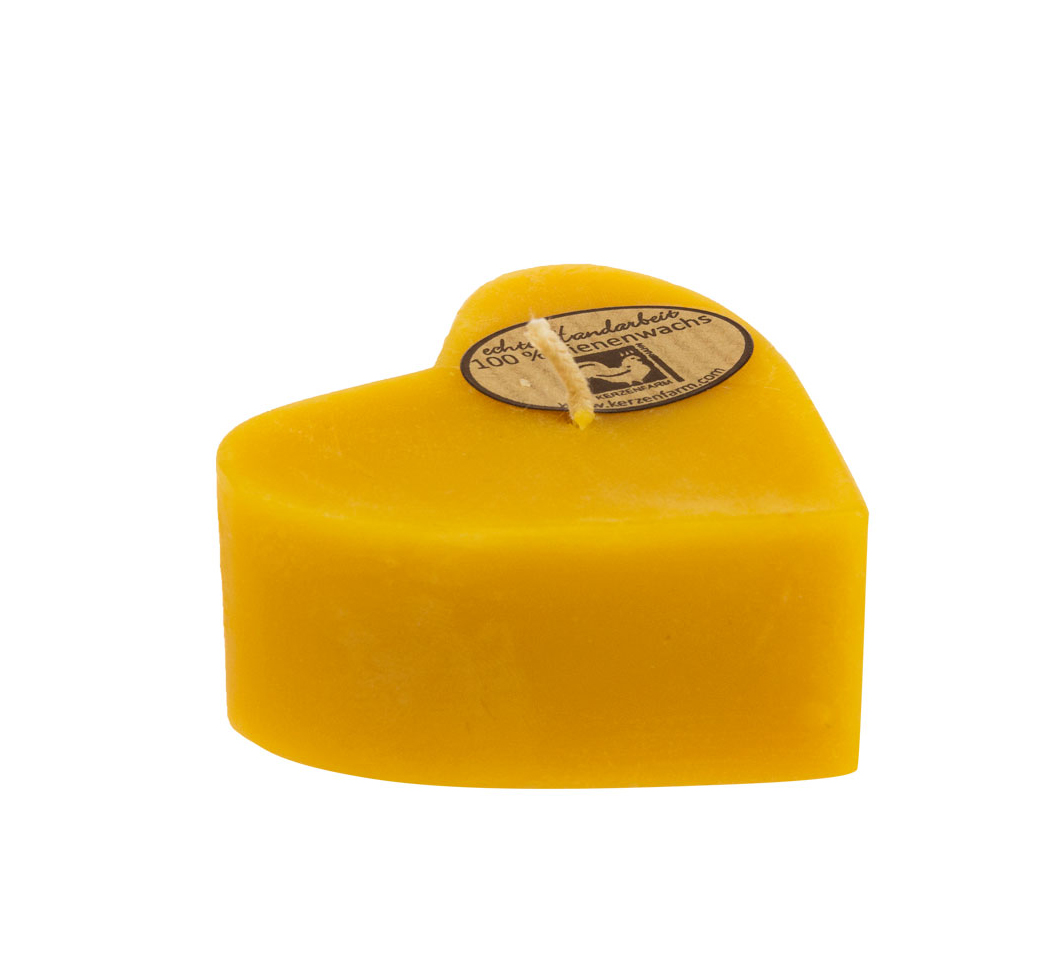 Bienenwachs Kerze Herz