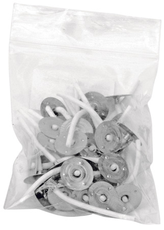 Metallplättchen mit Docht "Jumbo"