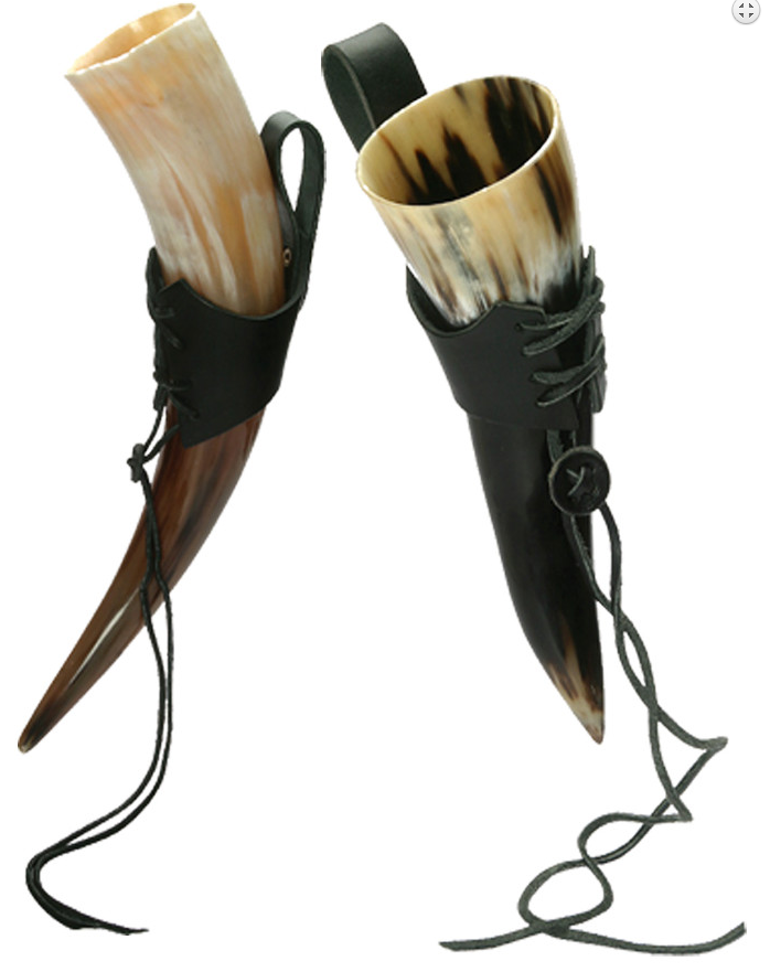 Gürtelhalter für Trinkhorn Größe "M"