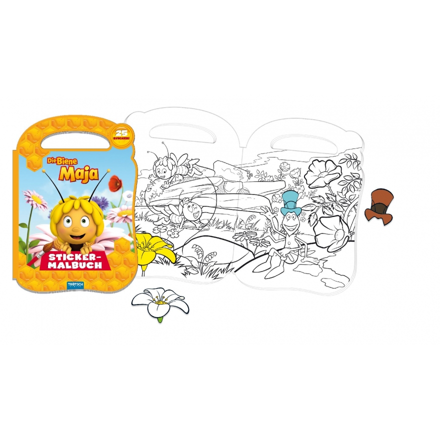 Biene Maja Stickermalbuch