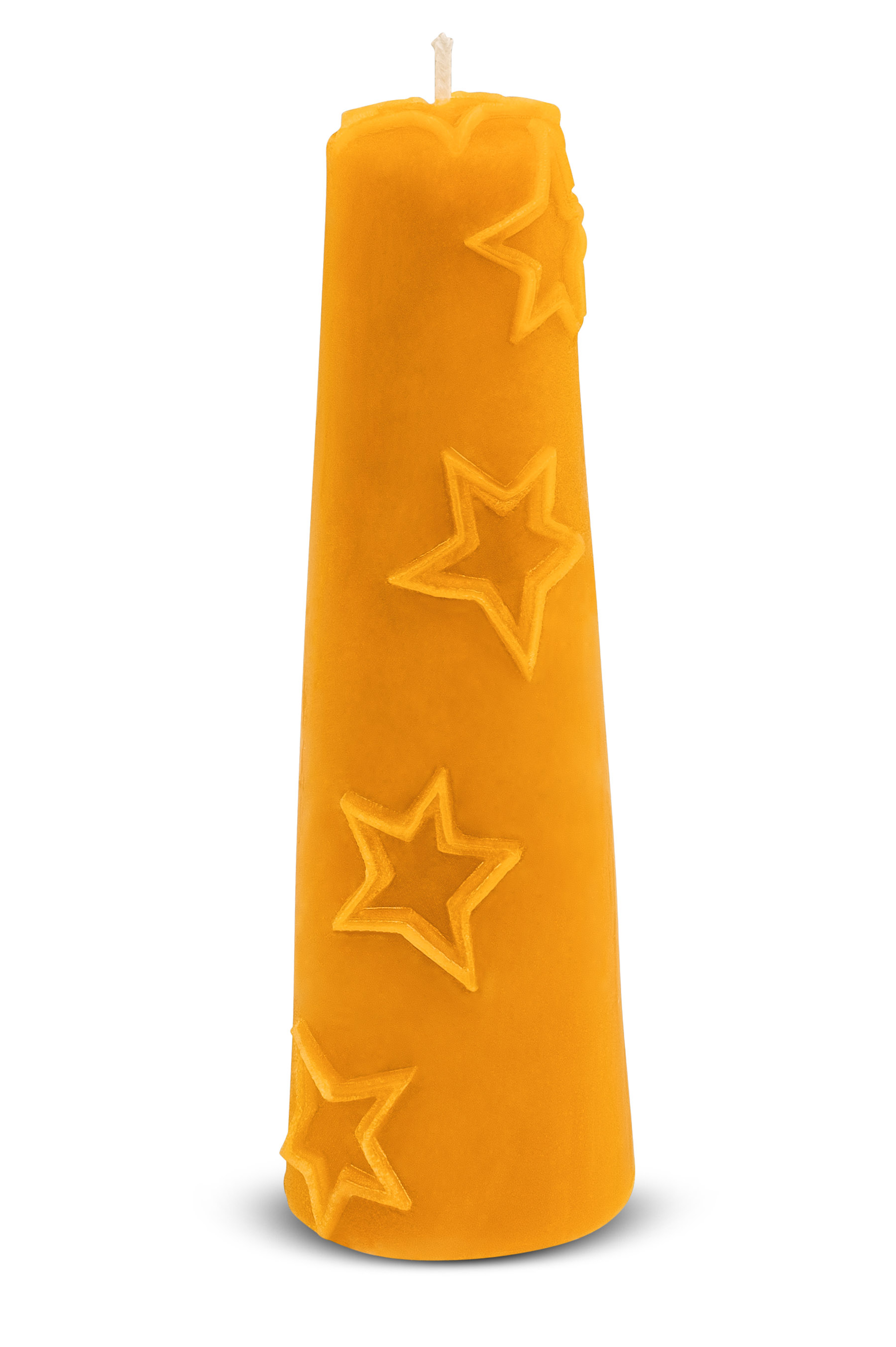 Gießform Stumpen mit Sternenrelief