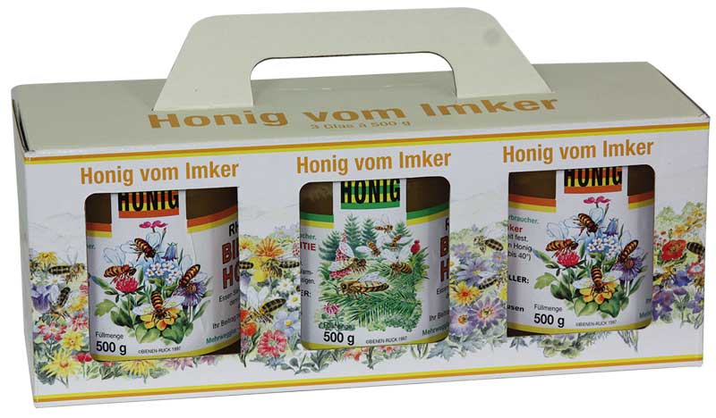 Faltkarton Blumenwiese