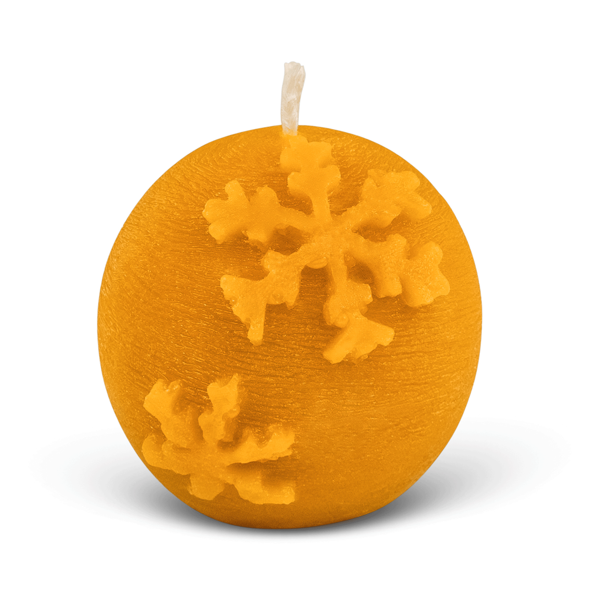 Gießform Kugel mit Schneeflocke