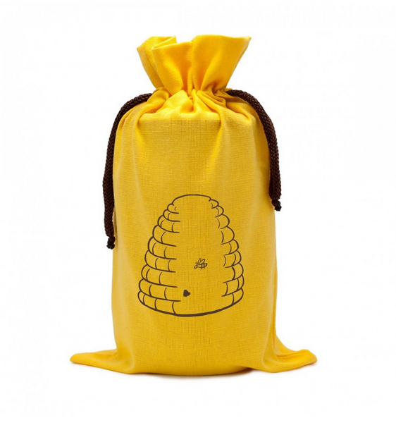 HOBBEE® Honigglasbeutel GELB "Bienenstock"