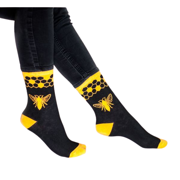 Bienatura® Strümpfe mit Bienenmotiv