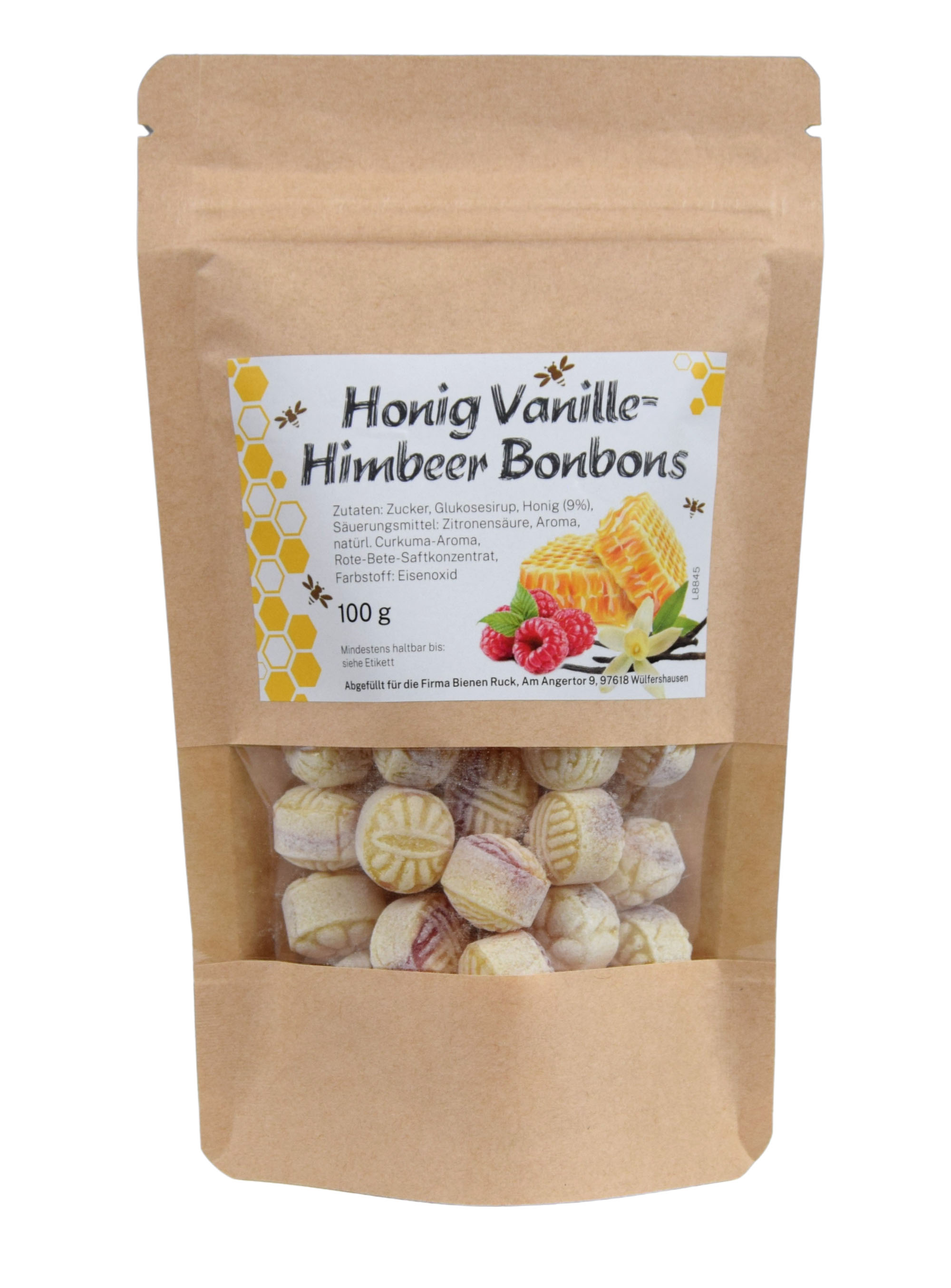 Honig Vanille Himbeer Bonbons