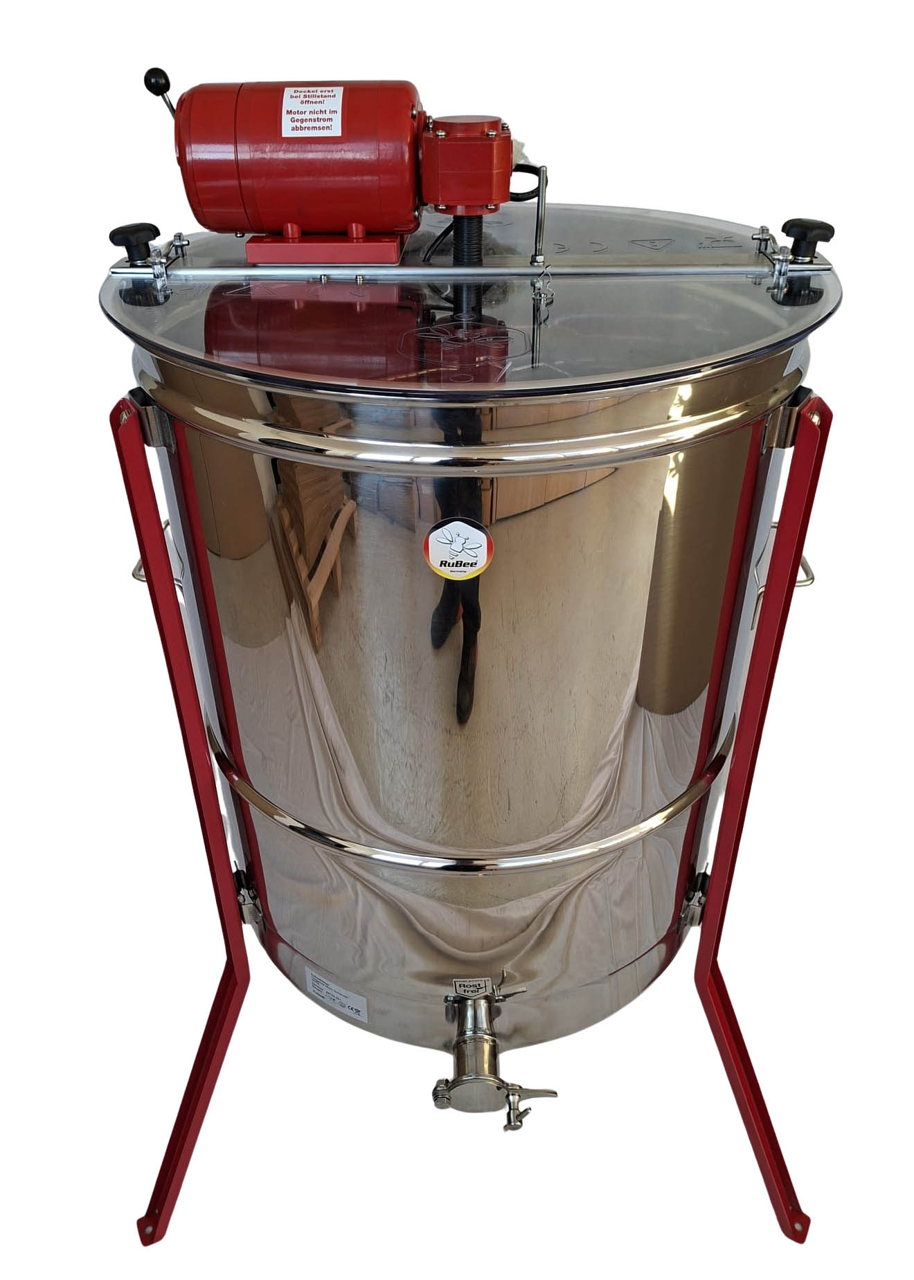 RuBee®Silber Tangential Motor Honigschleuder