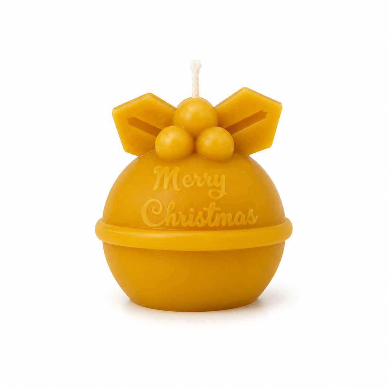 Gießform "Weihnachtskugel Merry Christmas"