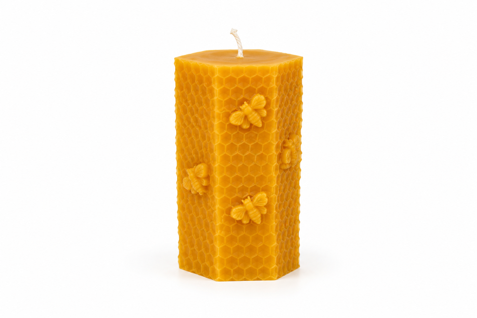 Gießform "Stumpen mit Waben und Bienen"