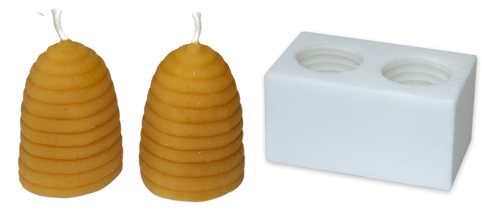 Gießform "Bienenkorb" 2er