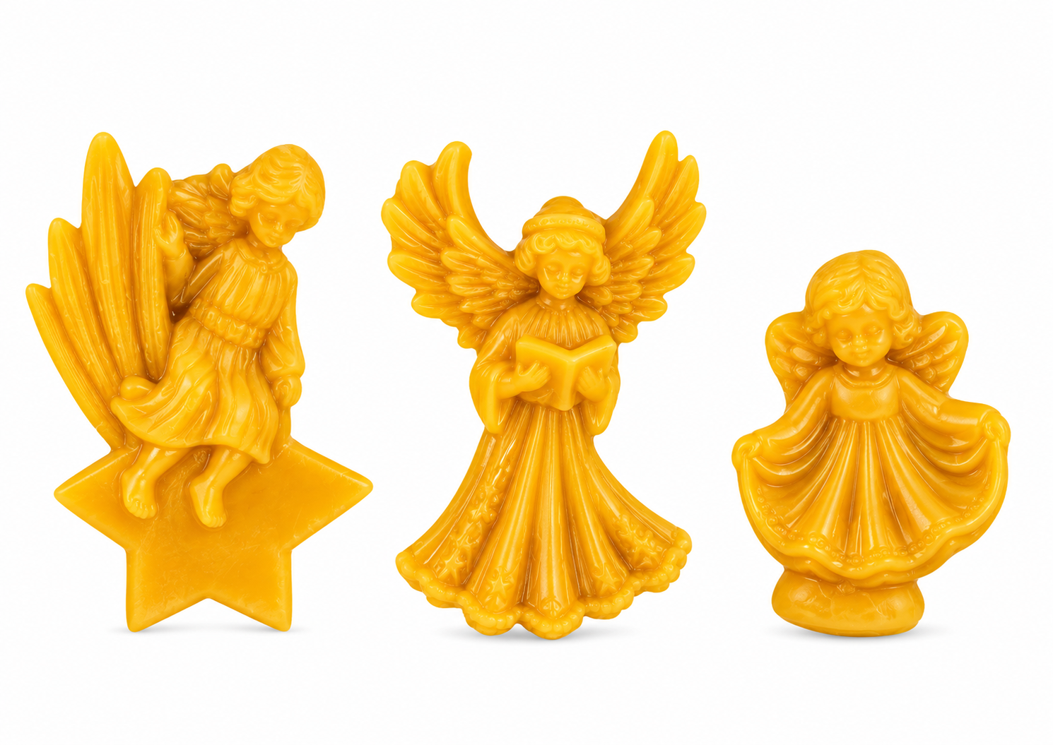 Gießform Baumschmuck 3-er Set