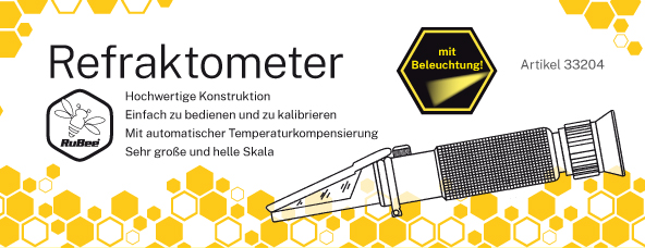 RuBee® GOLD Refraktometer mit Beleuchtung