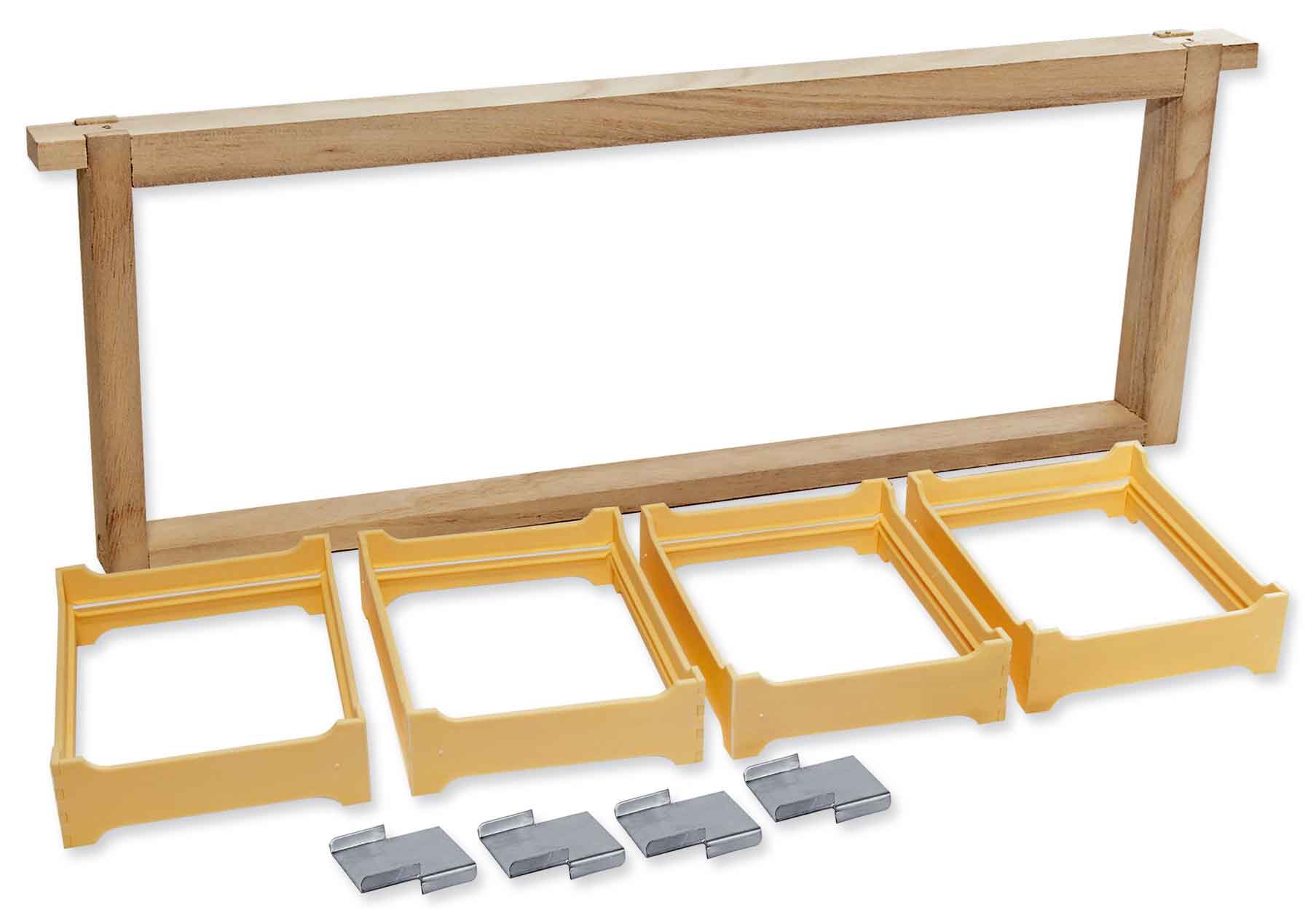 Nicot Wabenhonig-Rähmchen Zandermaß komplett