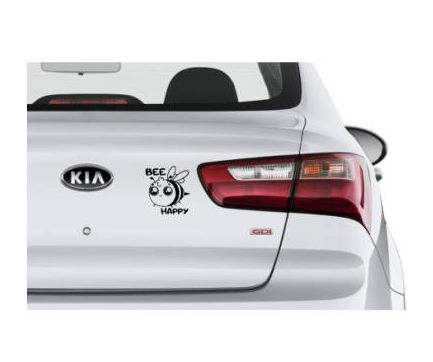 HOBBEE® Aufkleber "BEE HAPPY"