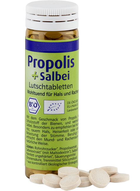 Bio Propolis Salbei Lutschtabletten