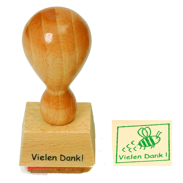Stempel " Vielen Dank"