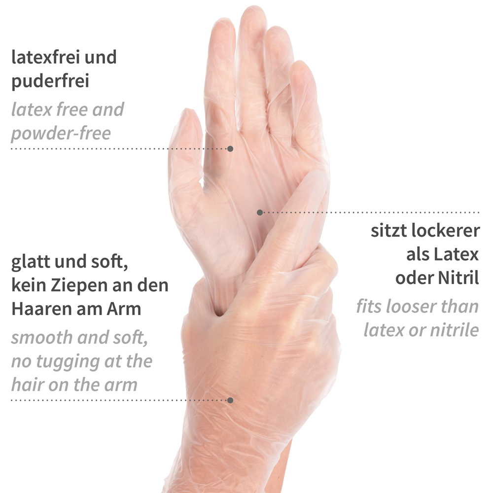 Einweg Vinylhandschuhe