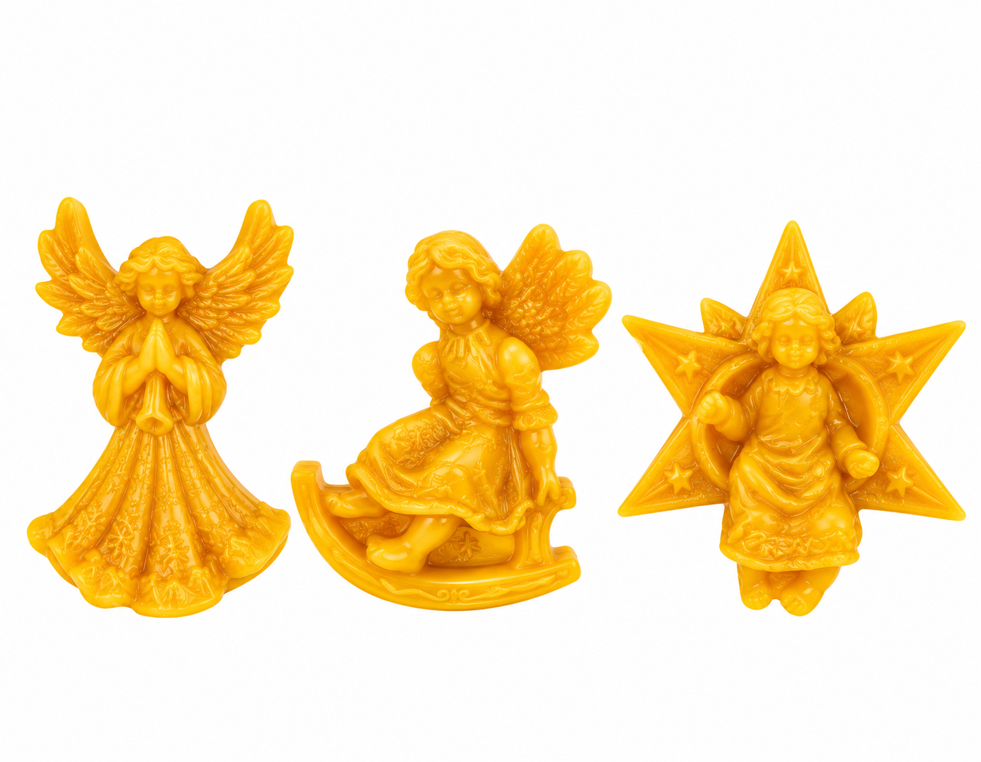 Gießform Baumschmuck 3-er Set