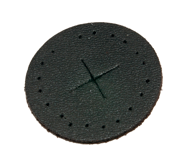 Lederrauchlochscheibe