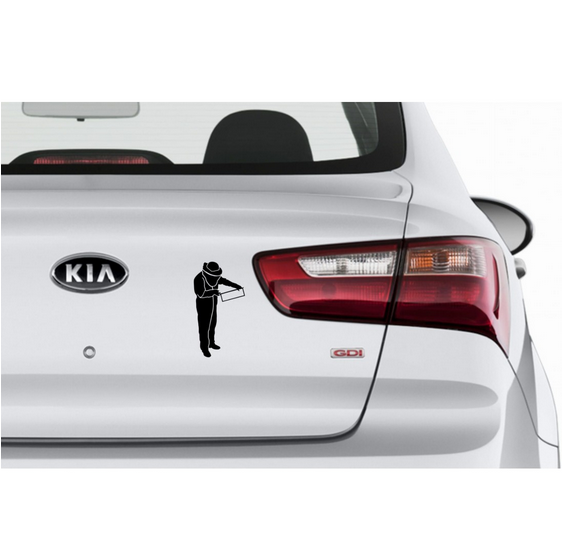 HOBBEE® Aufkleber "IMKER mit RÄHMCHEN"