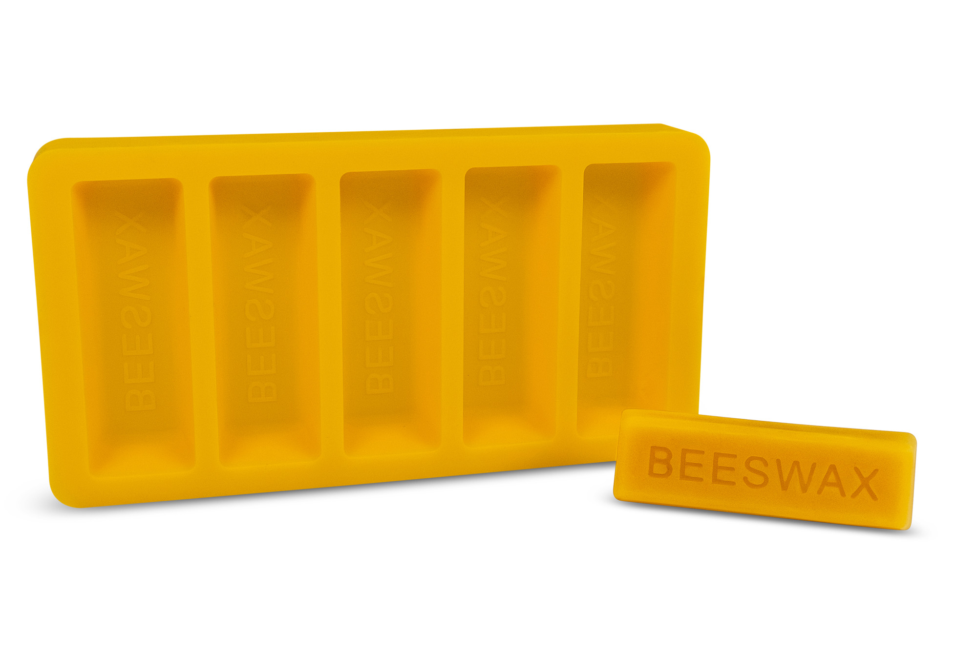 Gießform Bienenwachs für 5 Barren