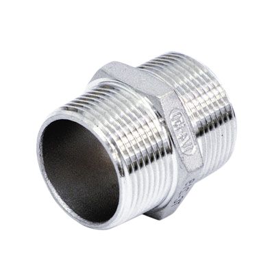 Edelstahl Doppelnippel