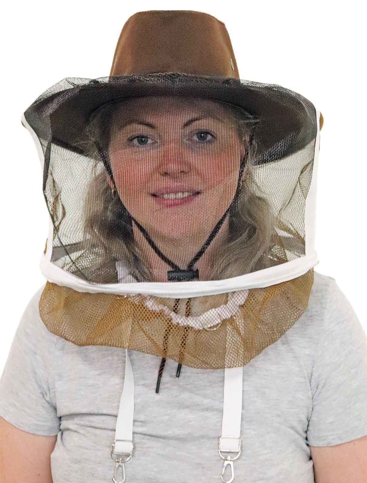 RuBee® Cowboyhut Schleier Kombi