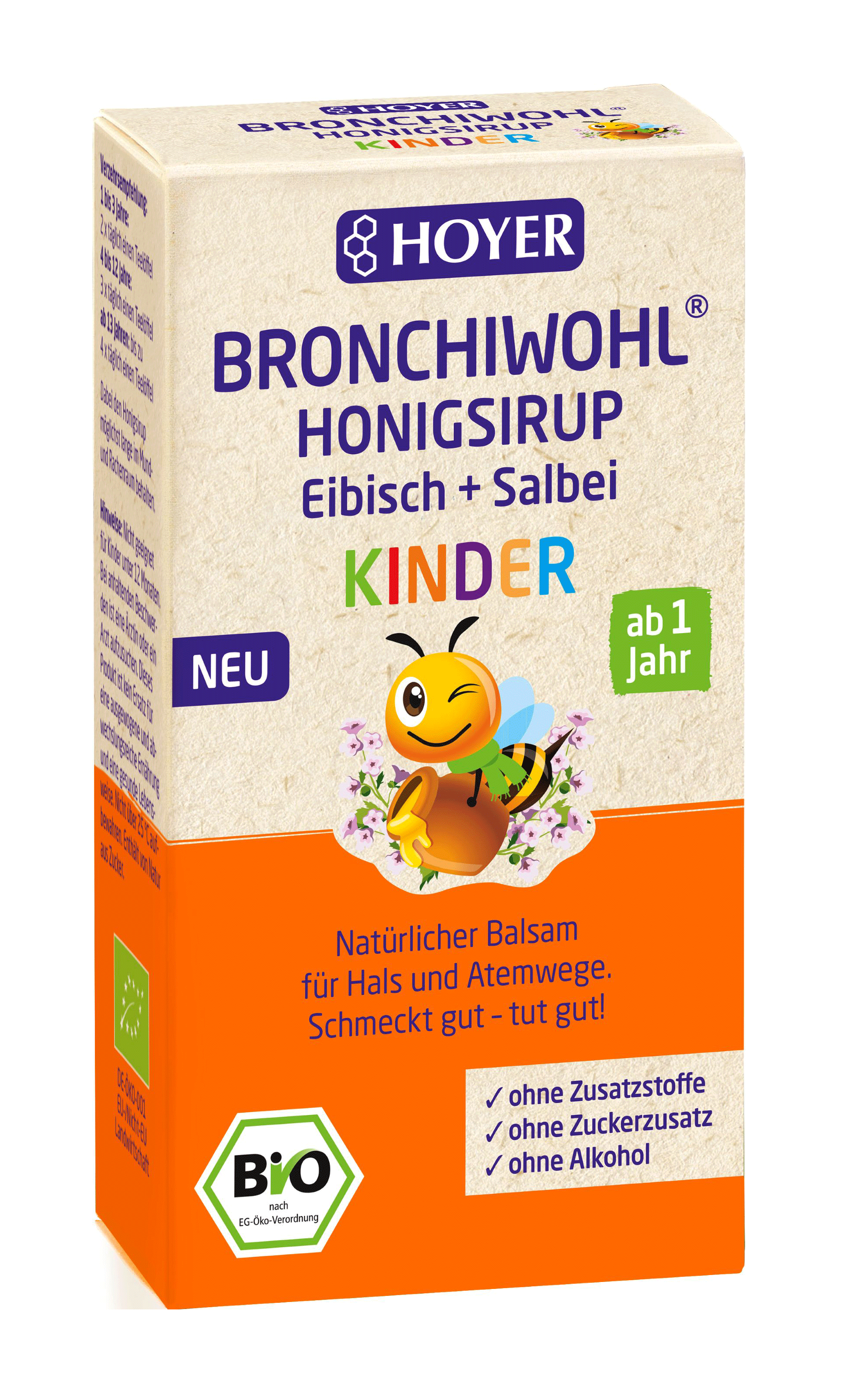 HOYER BRONCHIWOHL® Kinder Honigsirup
