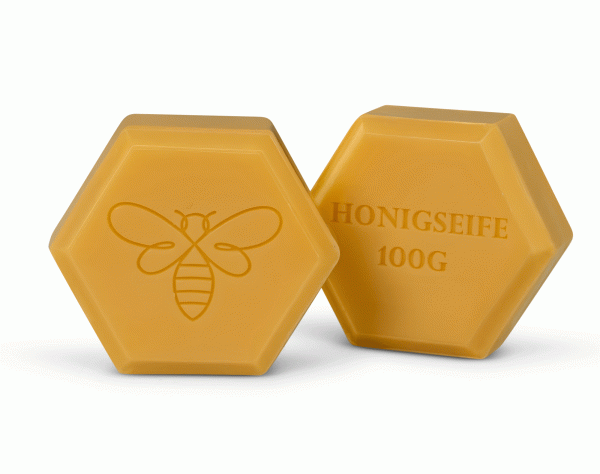Honigseife mit Pollen