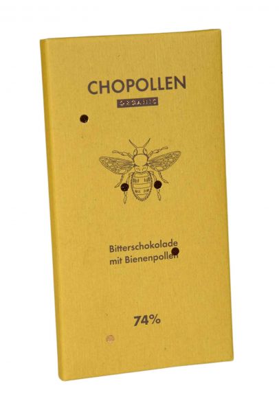 Bio Schokolade mit hochwertigen Bienenpollen