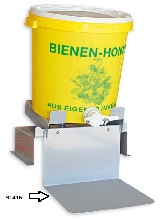 Produktbild von Honig-Eimer 12,5 Kg Gelb Mit Quetschhahn – Für Imker Und Honigabfüllung