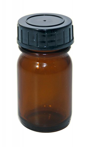 Weithalsflasche Braunglas