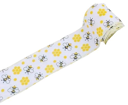 Geschenkband Biene mit Waben